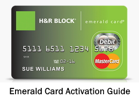 HRBlock.com/EmeraldCard Activation and PIN Guide - Bankster USA